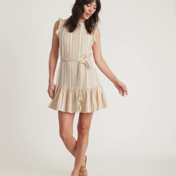 Marine layer Laney Mini Dress in Beachy Stripe - Picture 6 of 8